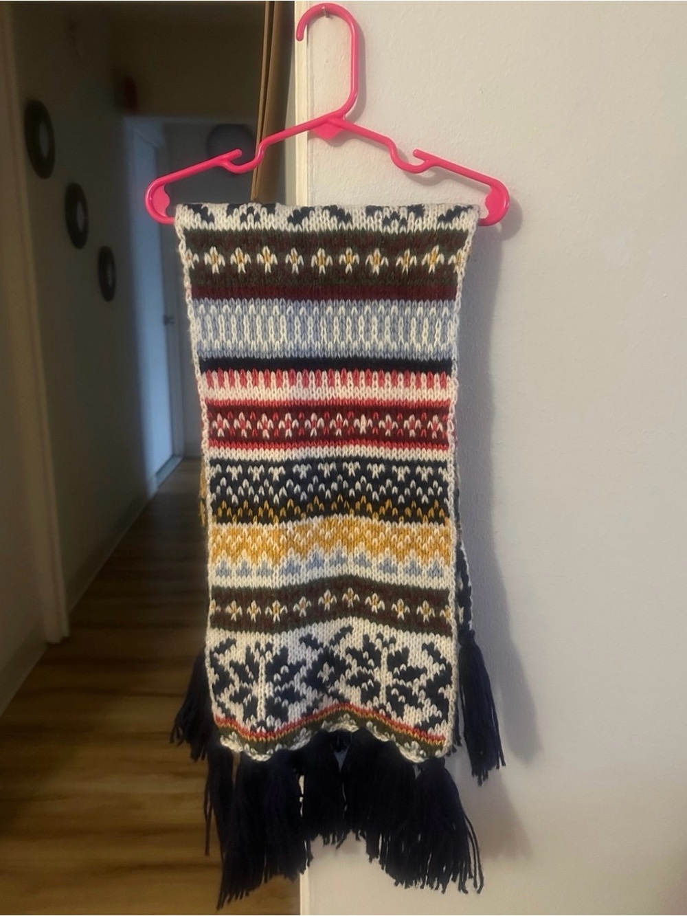 Multicolor Knit Women's Scarf